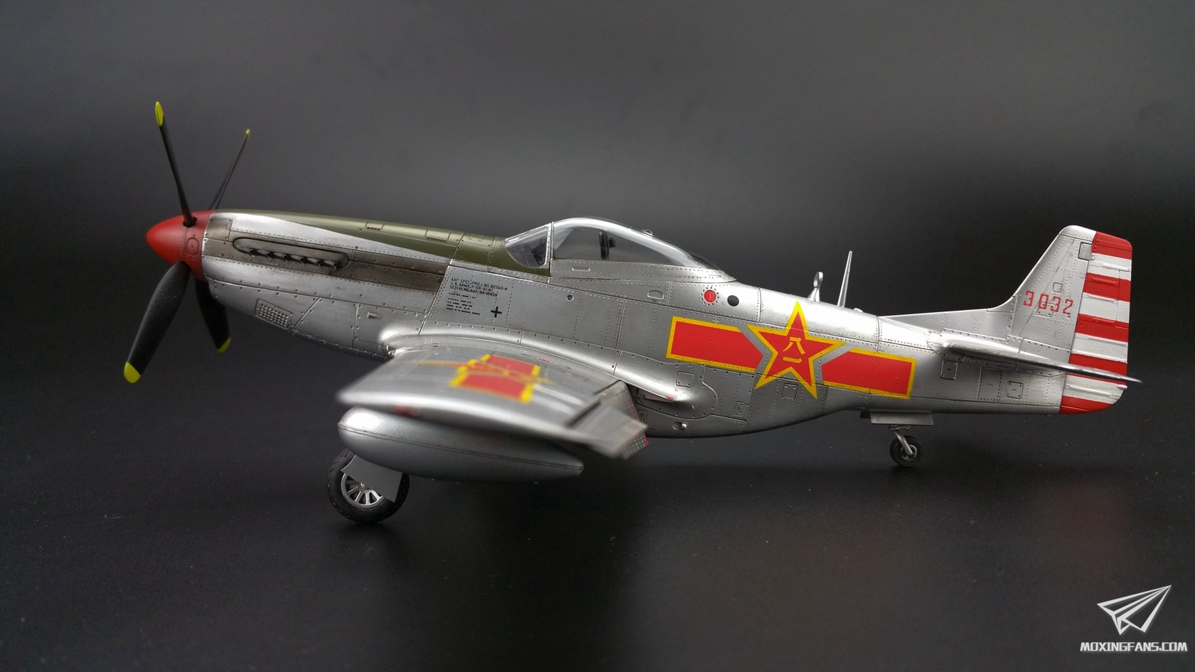 【meng ls-005】1/48中国空军"野马"d/k战斗机评测(9)