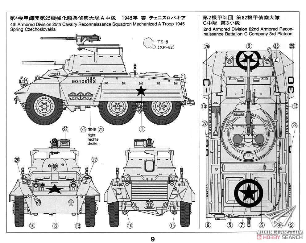 【田宫 35228】1/35 美国m8轻型装甲车开盒评测(3)